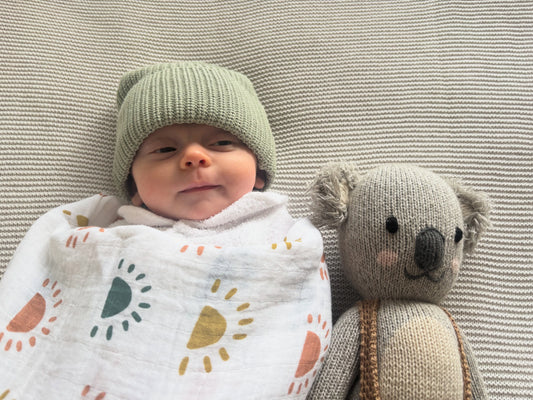 Cotton Muslin Swaddle - Sunshine