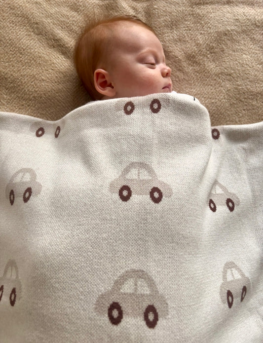 Vintage Car Baby Blanket