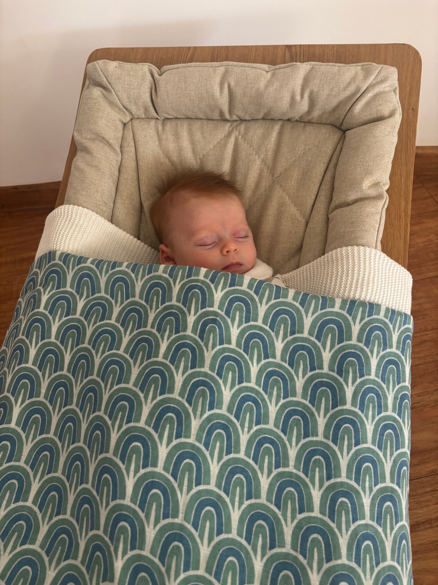 Cotton Muslin Swaddle - Ocean Dream