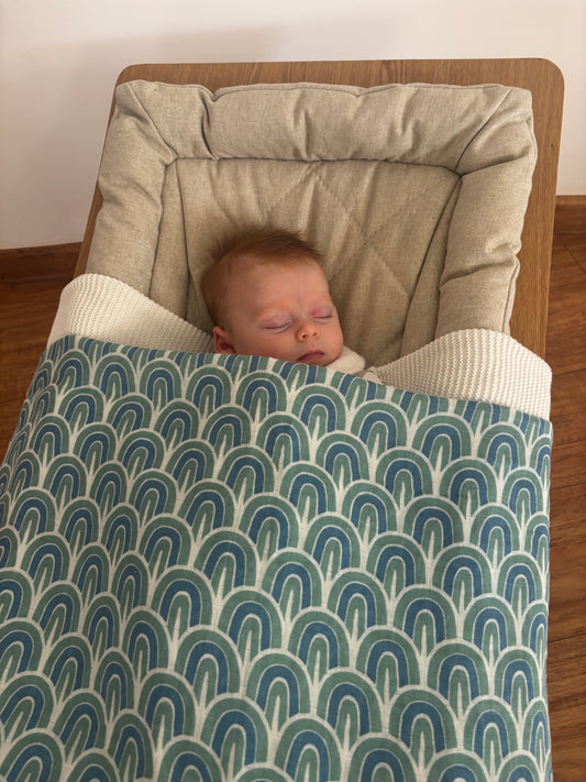 Cotton Muslin Swaddle - Ocean Dream