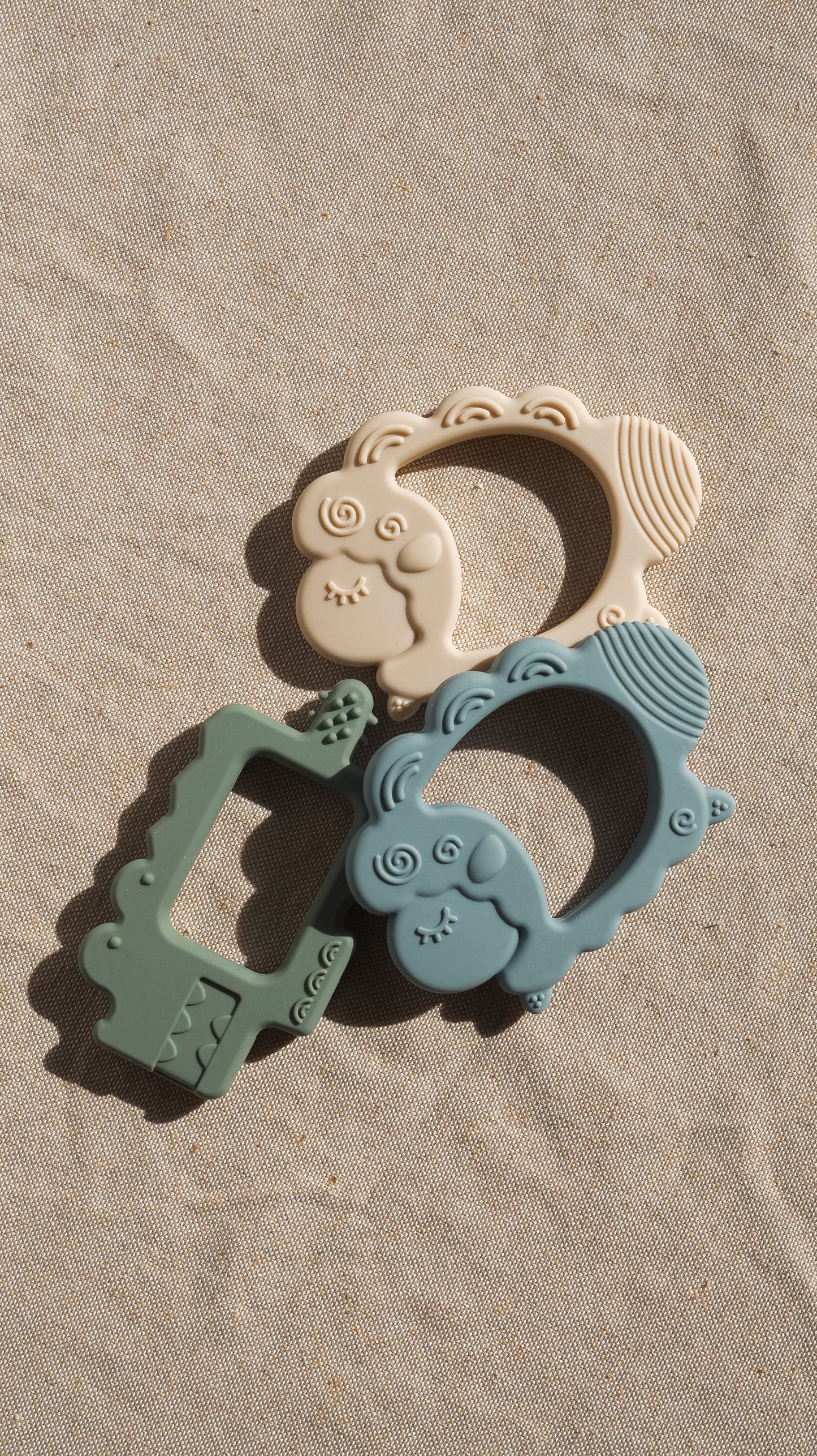 Sheep Silicone Teether - Ocean Mist
