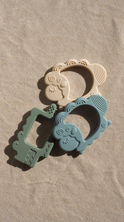 Sheep Silicone Teether - Ocean Mist