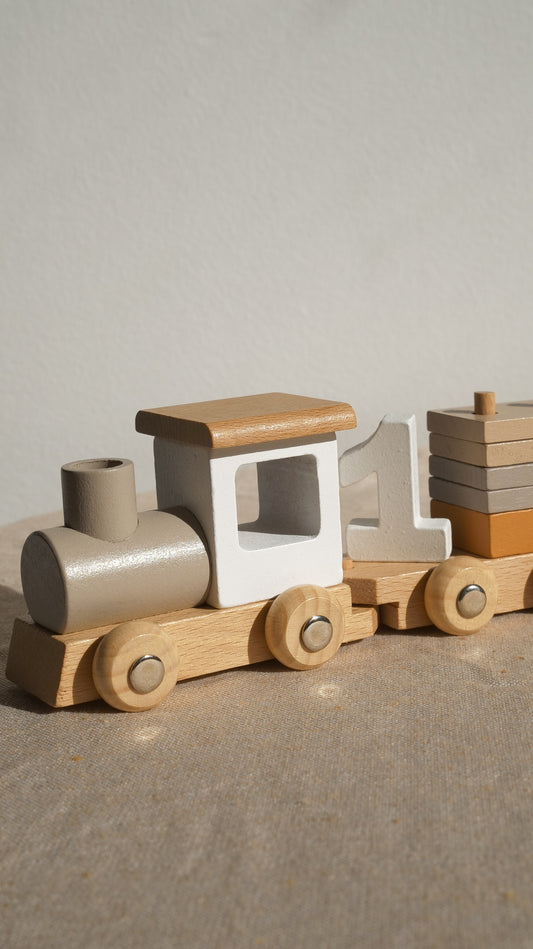Wooden Train Set