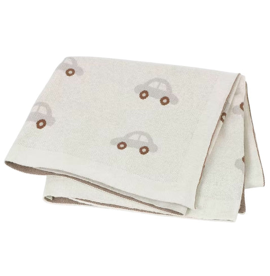 Vintage Car Baby Blanket